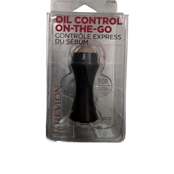 NEW Revlon Oil-Absorbing Roller, Oil Control, On The Go, Reusable NIP - Picture 1 of 6